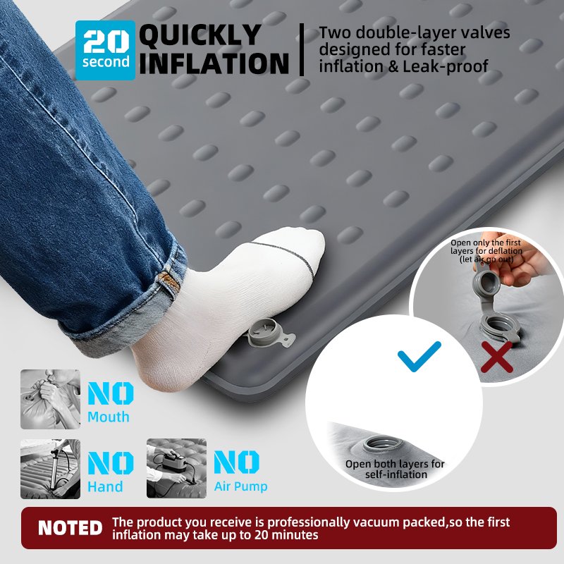 Camping Sleeping Pad — Grey product details