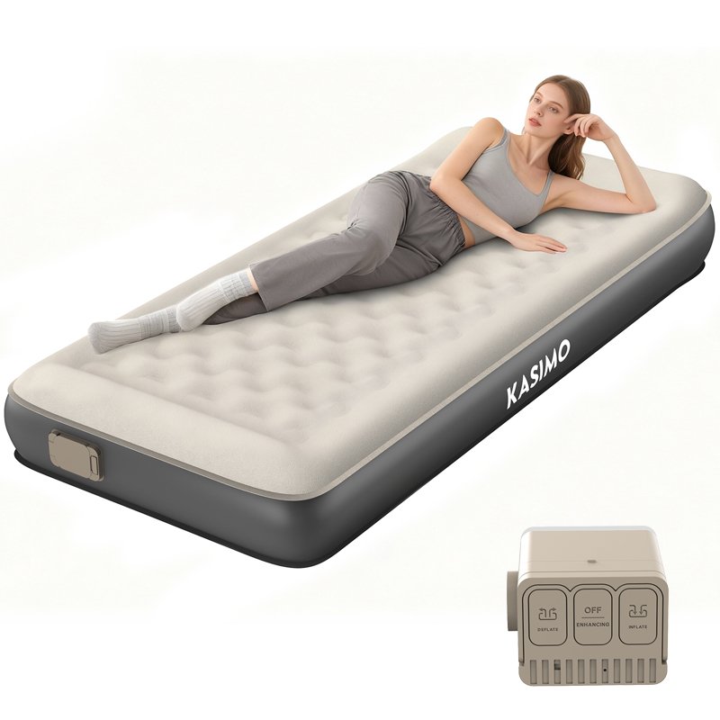 KASIMO grey TPU twin air mattress